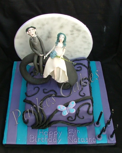 corpse bride birthday cake